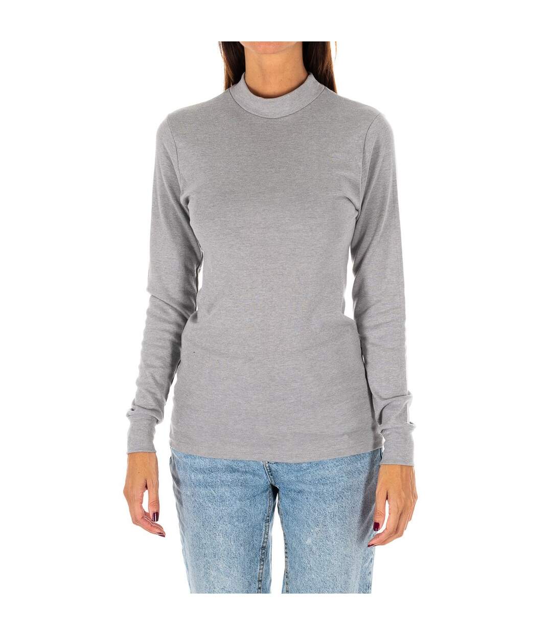 Women's Long Sleeve T-Shirt 1625-M Women's T-Shirt, Basic Long Sleeve Tops, Long Sleeve Shirts for Women-1