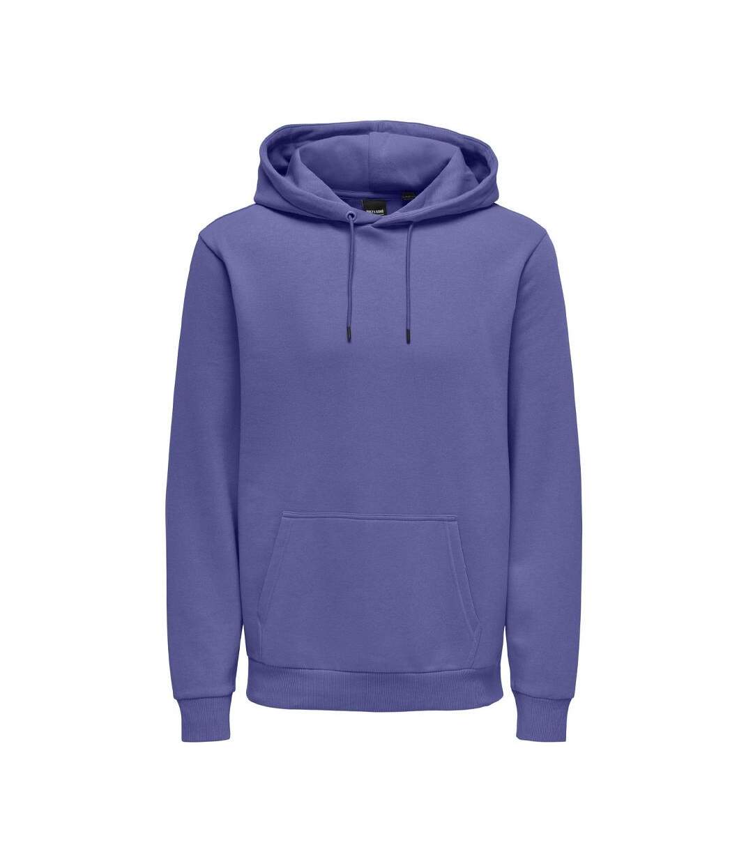 Sweat à capuche violet homme only & sons ceres-1