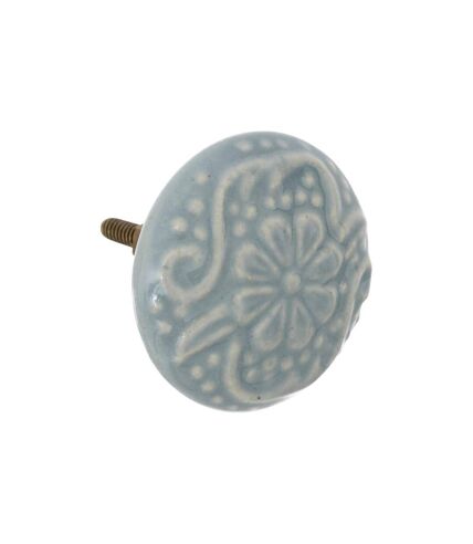 Lot de 2 Boutons de Meuble Aniya 4cm Bleu