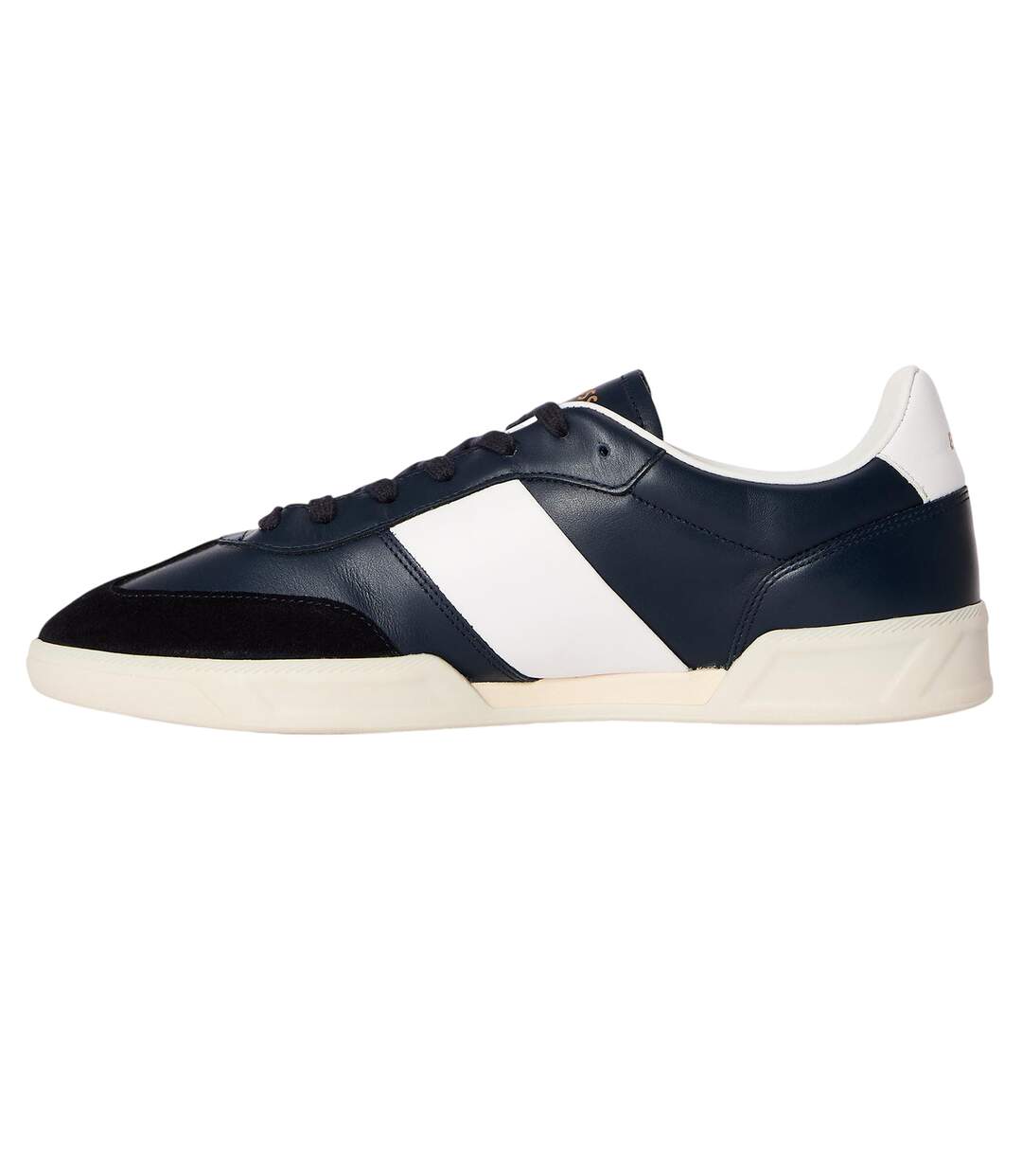 Mens Brandon Leather Trainers Navy Boss-2