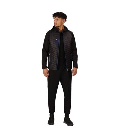 Doudoune Hybride Navigate Homme Noir Bleu Roi Regatta