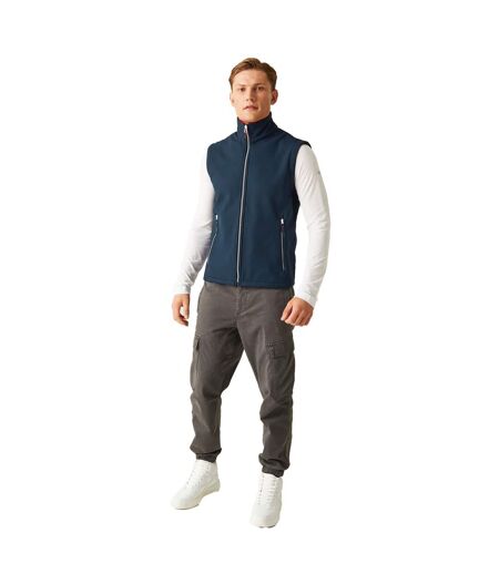 Mens Softshell 2 Layer Body Warmer Navy Classic Red Regatta Professional