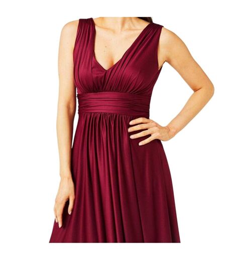 Robe Longue Femme Rouge Rose Biba