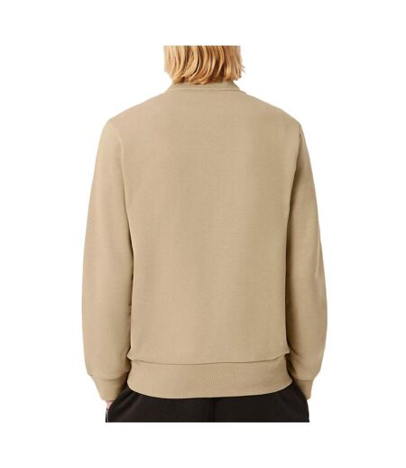 Veste zippé beige homme lacoste  molleton - l