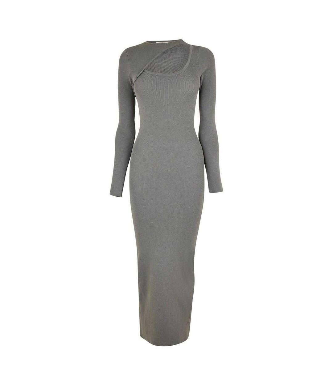 Robe Moulante Manches Longues Femme Kaki Jack Wills-2