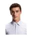 Chemise Manches Longues Motif/style Micro-pois Homme Bleu Boss-4