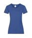 Fruit Of The Loom Ladies/Womens Lady-Fit Valueweight Short Sleeve T-Shirt (Pack (Retro Heather Royal)