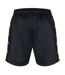 Short De Course Banda Too Hot Homme Noir Jaune Vif Kappa-2