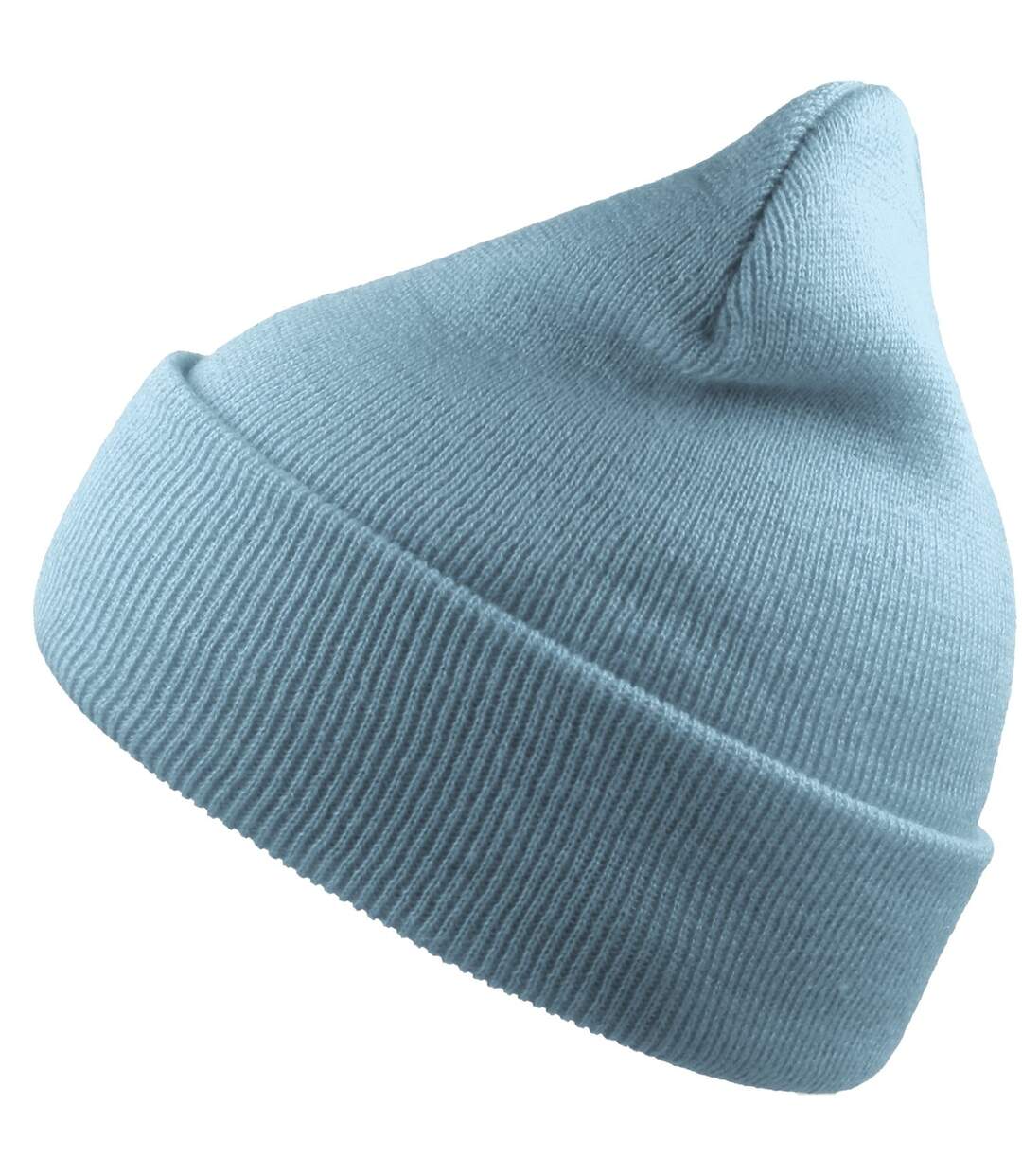 Unisex Adult Wind Recycled Cuffed Beanie Light Blue Atlantis-1