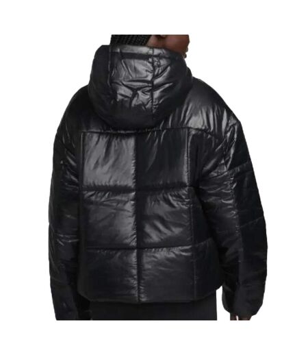 Doudoune noire femme nike w nsw pe shine puffer - m