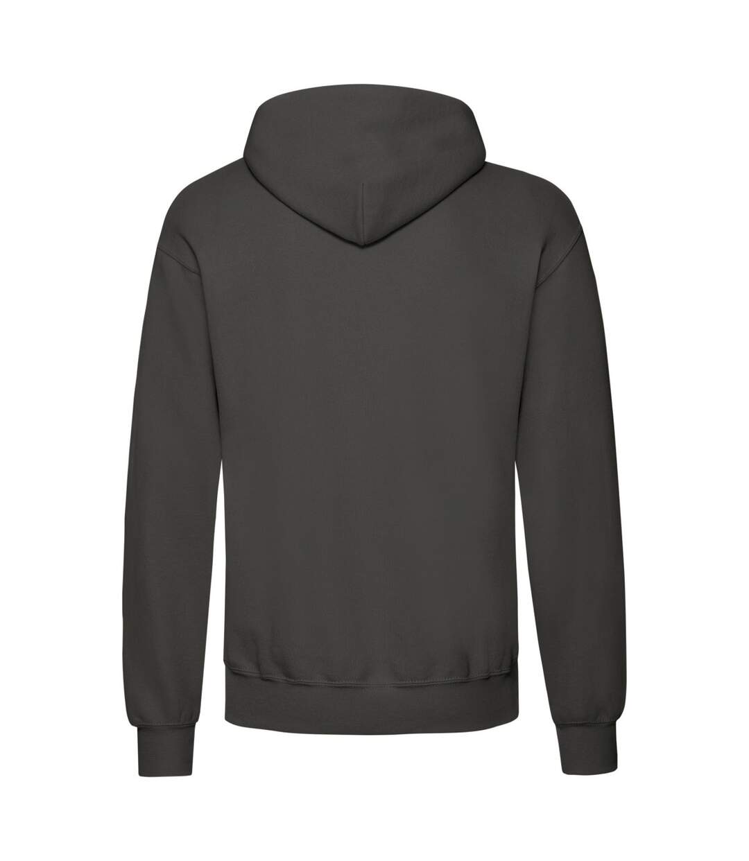 Mens Classic Hoodie Light Graphite Fruit Of The Loom-2