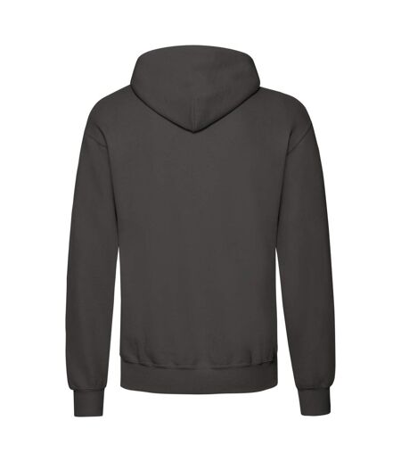 Mens Classic Hoodie Light Graphite Fruit Of The Loom