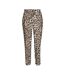 Pantalon fluide léopard noir/beige femme vero moda easy joy - l-3