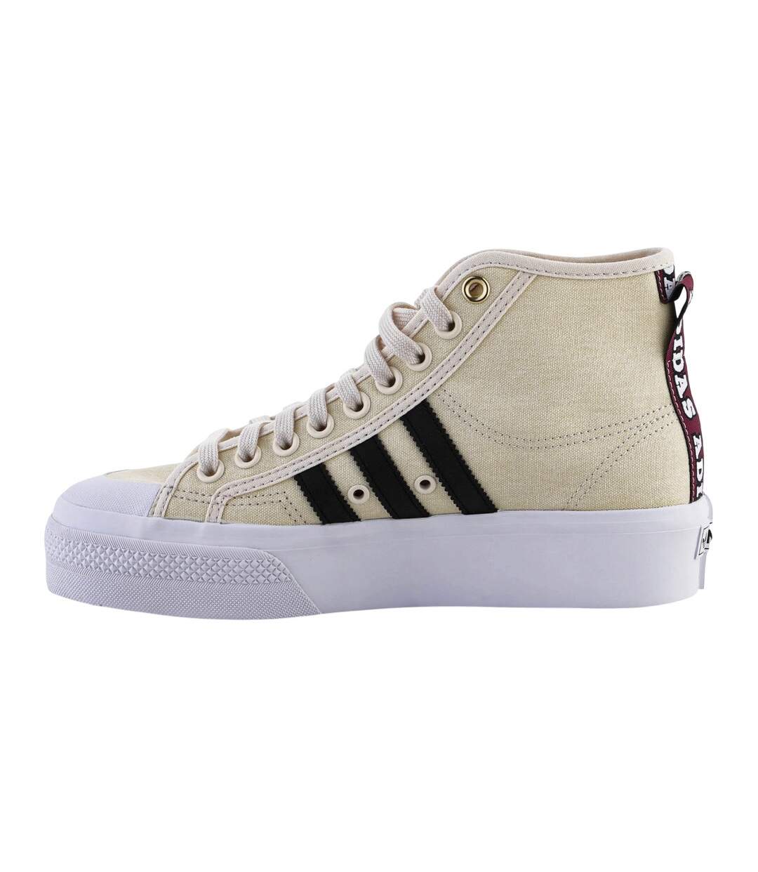 Baskets Nizza Platform Femme Beige Crème Adidas-3