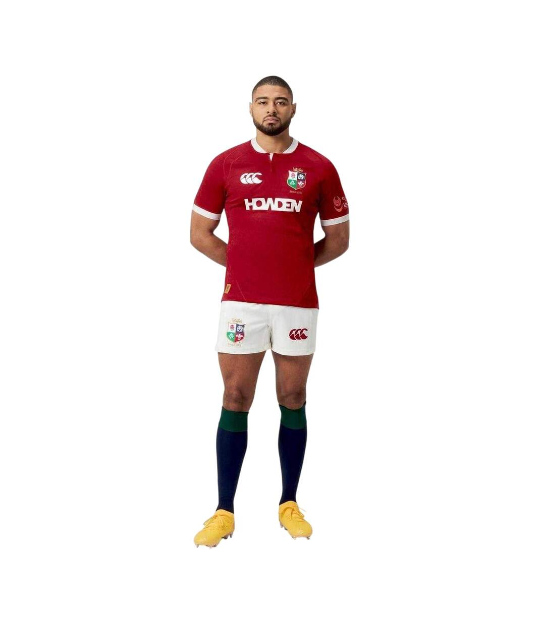 Mens 2025 British & Irish Lions Rugby Jersey Red Dahlia Canterbury-1