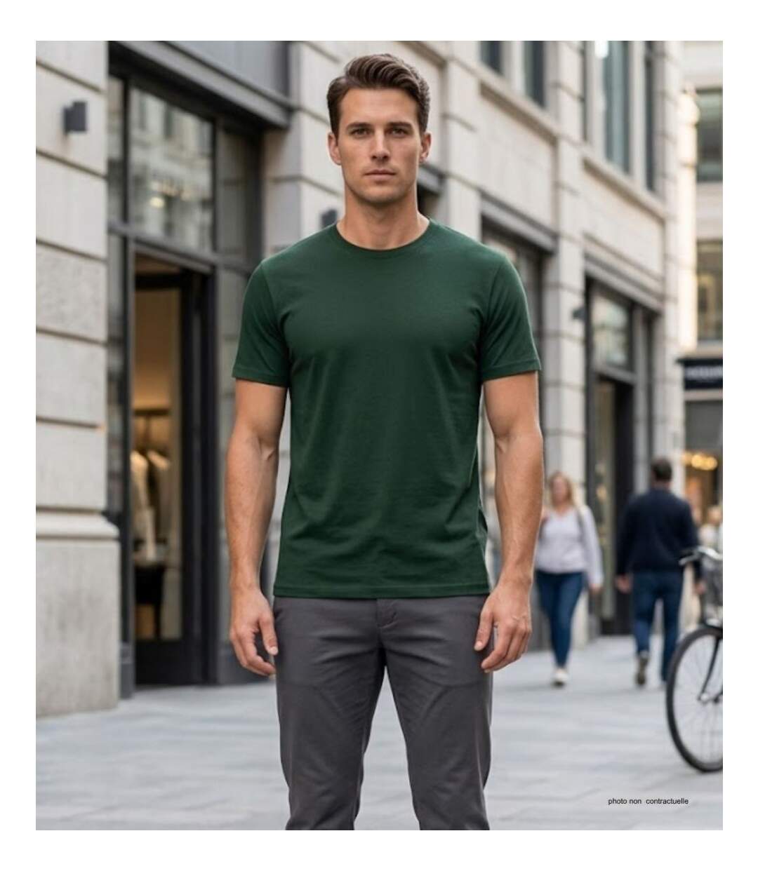 Tee - shirt uni ras du cou 510110U004-5
