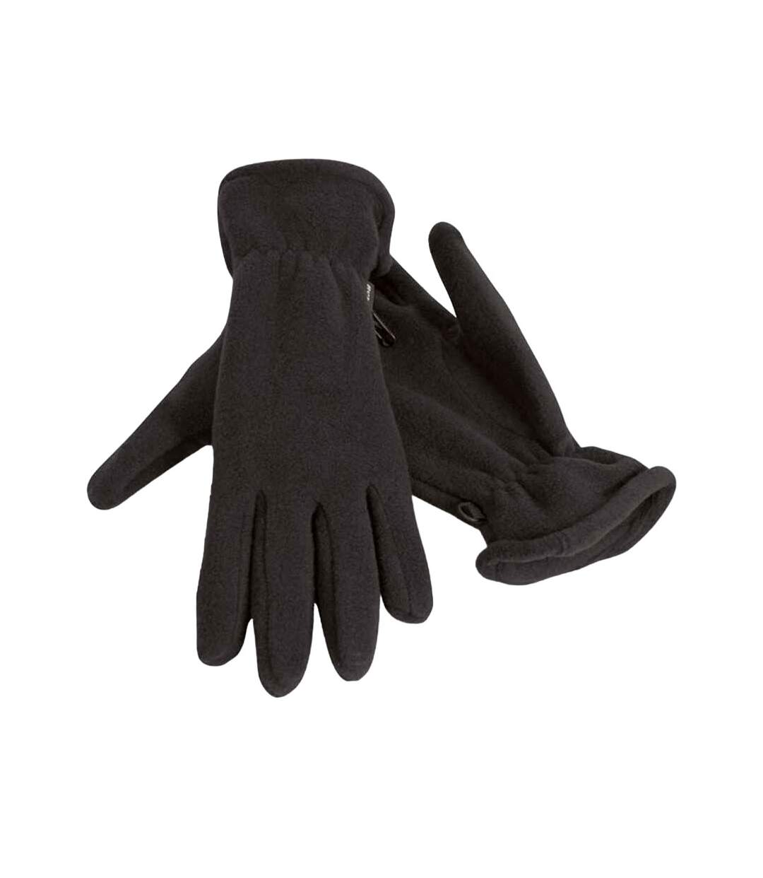 Unisex adult polartherm winter gloves black Result Winter Essentials-1