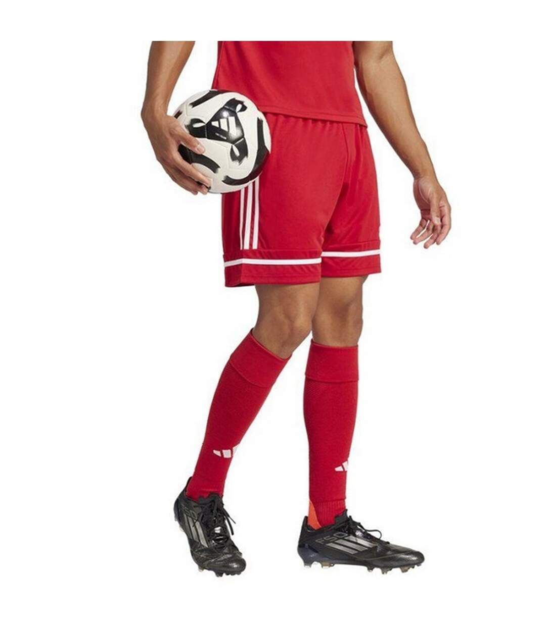 Short Squadra Homme Rouge Adidas-4