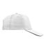 Casquette Motif/style 5 Panneaux Promo Blanc Myrtle Beach-3
