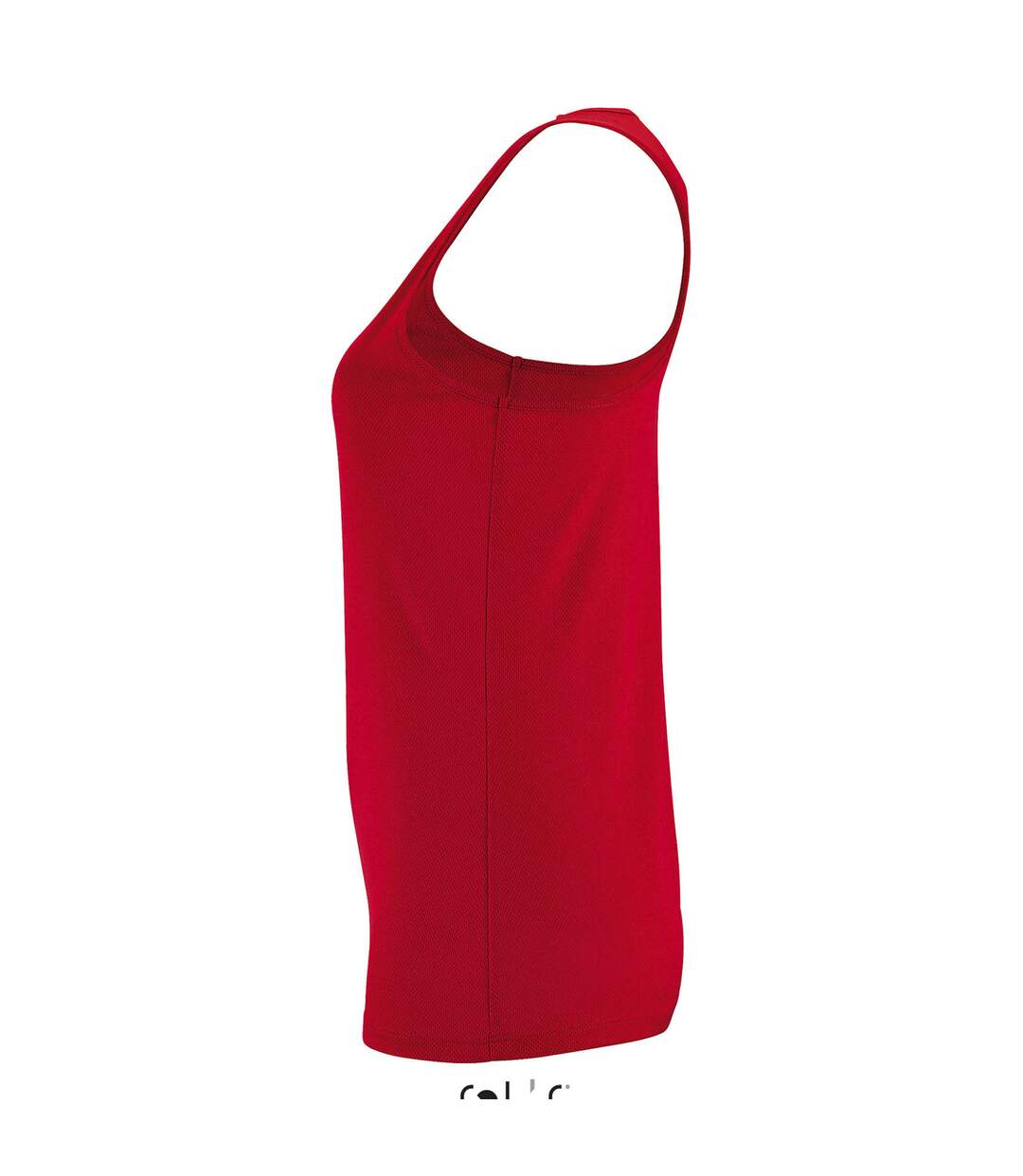 Womens/ladies Sporty Tank Top Red SOLS-3