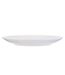 Lot de 6 Assiettes Plates Liseré 27cm Blanc-2
