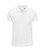 Polo planet pique homme blanc SOLS-1