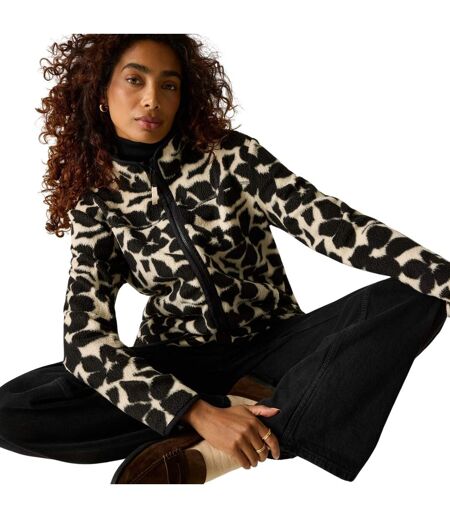 Veste Polaire Motif/style Floral Frankie Femme Monochrome Anthracite Regatta