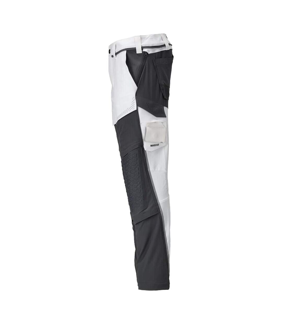 Pantalon De Travail Customised Homme Blanc Gris Pierre Mascot-4
