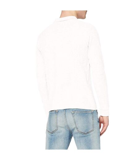 Polo Manches Longues Homme Blanc Stedman
