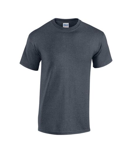 T-shirt Manches Courtes Heavy Cotton Adulte Gris Foncé Chiné Gildan