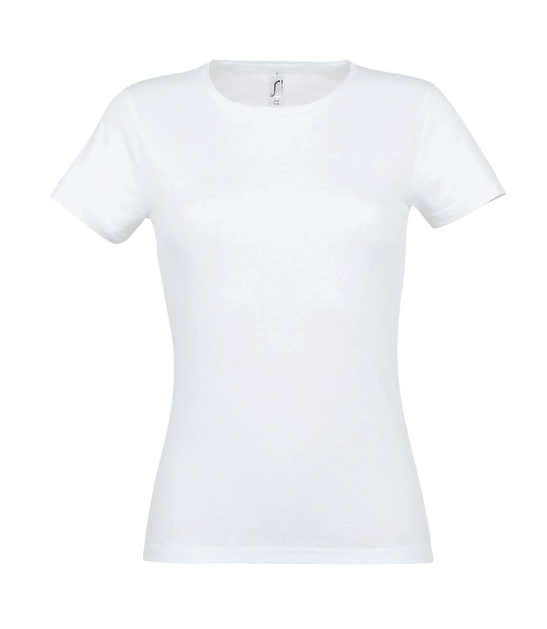 T-shirt à manches courtes femme blanc SOLS-1