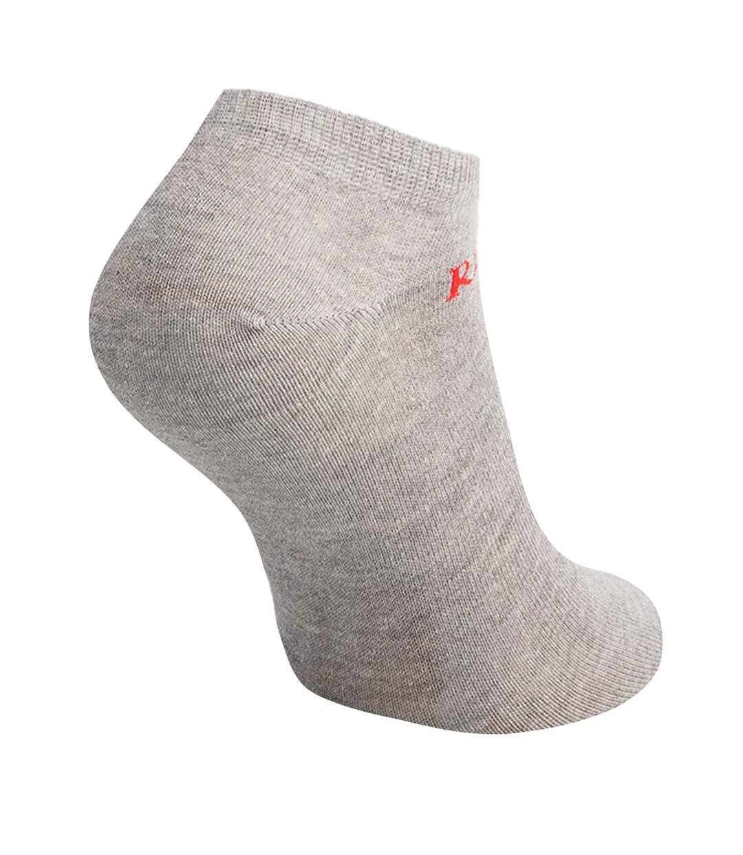 Socquettes Motif/style Logo Adulte Gris Chiné Replay-2