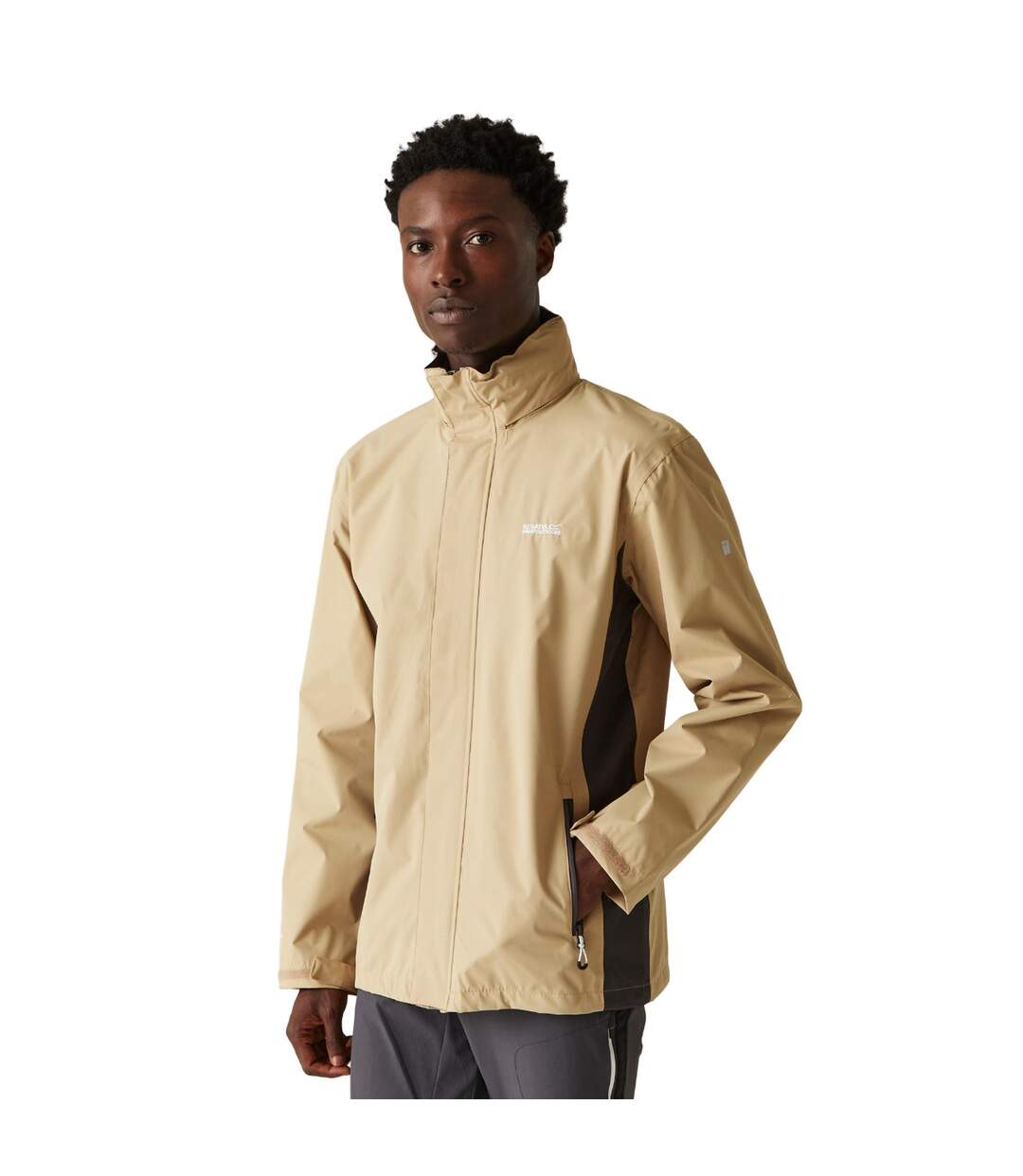 Veste imperméable matt homme avoine / cendre Regatta-4