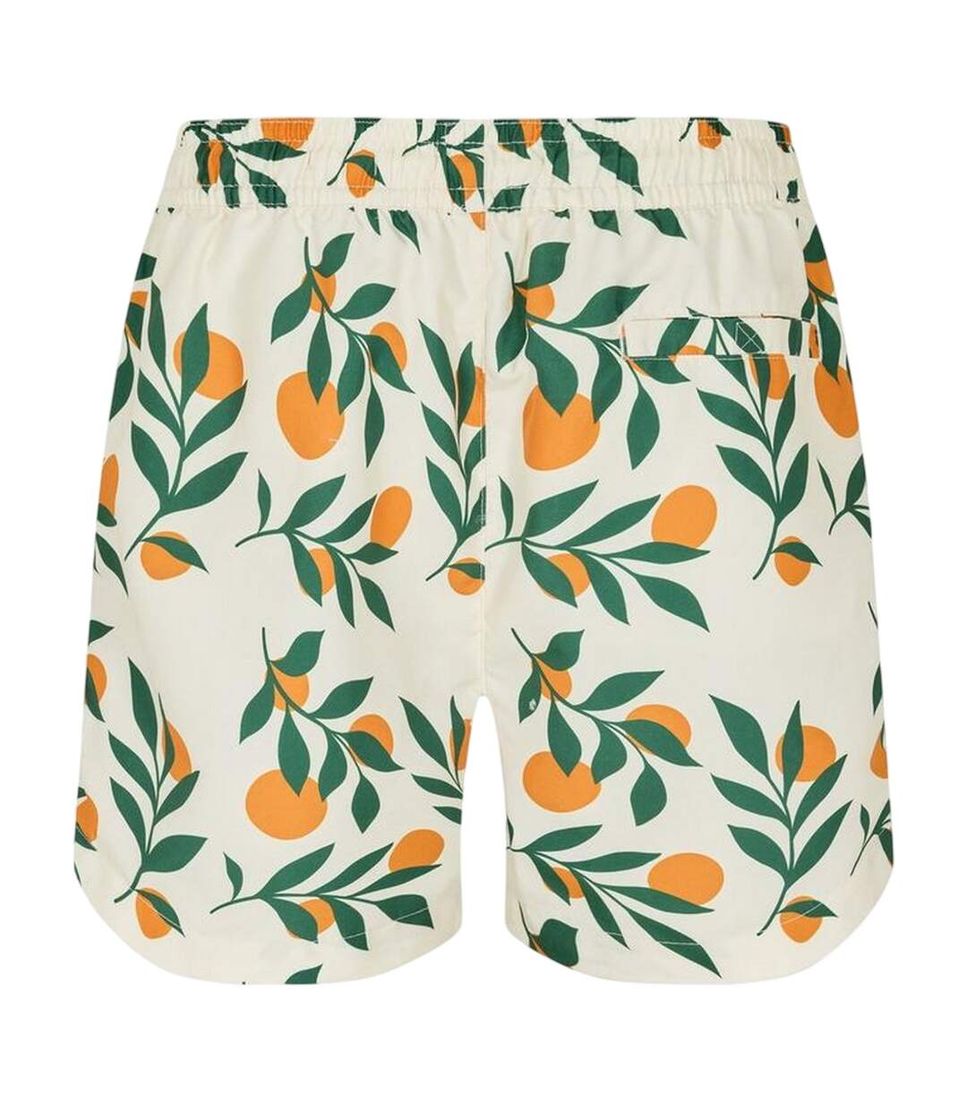 Mens Ripen Regular Swim Shorts Cream Threadbare-2