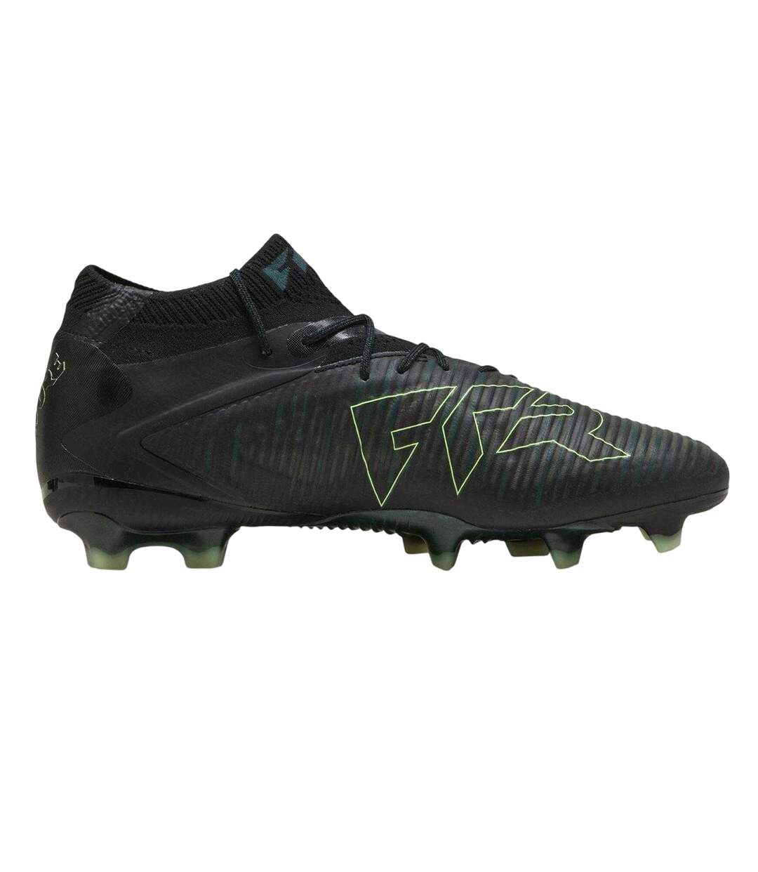 Mens Future 8 Ultimate Firm Ground Football Boots  Black Puma-1