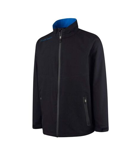 Veste Imperméable Homme Noir Turquoise Vif Island Green