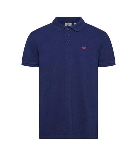 Mens Housemark Polo Shirt Blue Ribbon Levis