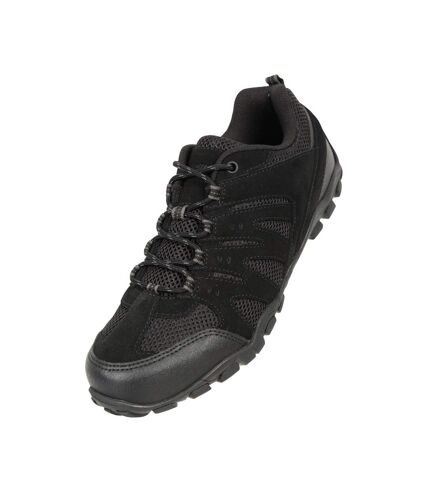 Mountain Warehouse Womens/Ladies Outdoor II Suede Walking Shoes (Black) - UTMW1156