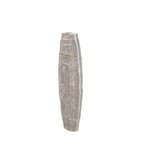 Vase Design Haut en Résine Elips 59cm Or