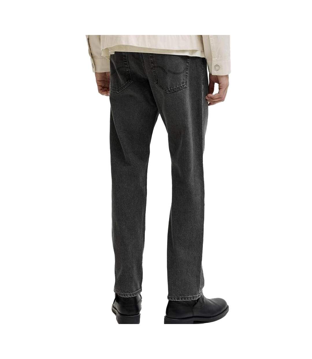 Jean droit noir homme jack & jones original 222-2