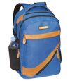 Men's Multi-Pocket Backpack - Blue Brown Atlas For Men