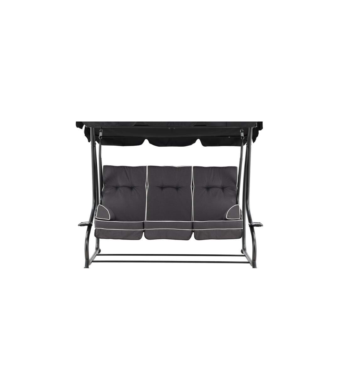 Ensemble de Coussins 3 Places Hanna 165cm Gris-2