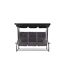 Ensemble de Coussins 3 Places Hanna 165cm Gris-2