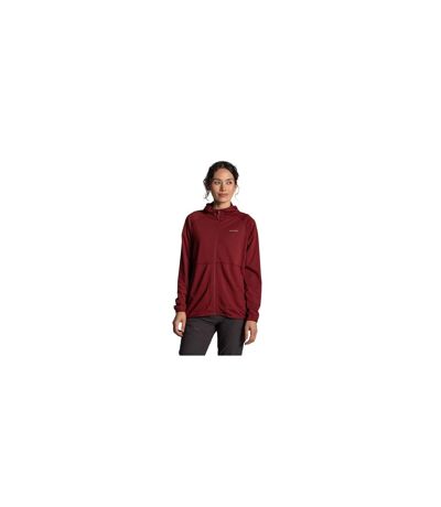 Veste Unie À Capuche Aya Femme Rouge Craghoppers