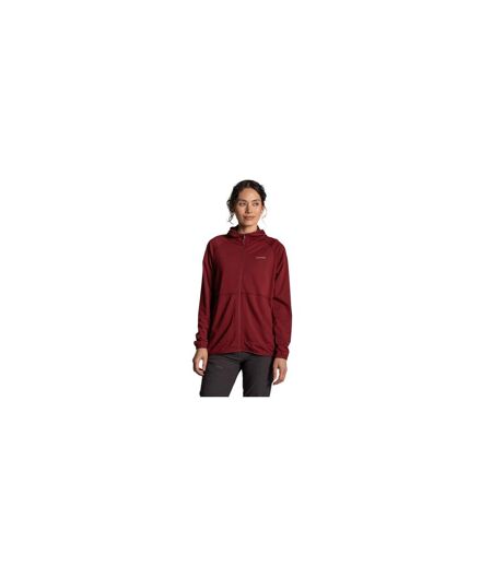 Veste Unie À Capuche Aya Femme Rouge Craghoppers