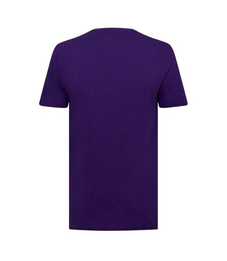T-shirt Manches Courtes Motif/style Miroir Homme Violet Off White