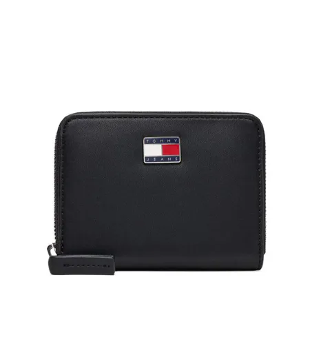 Portefeuille noir homme tommy hilfiger aw0aw18031