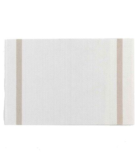 Set de Table Déco Goldira 30x45cm Blanc & Or