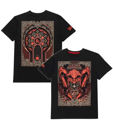 Dungeons & Dragons Unisex Adult Players Handbook T-Shirt (Black)