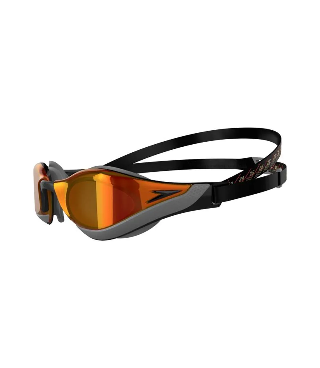 Lunettes De Natation Fastskin Pure Focus Mirror Adulte Noir Rouge Speedo-2